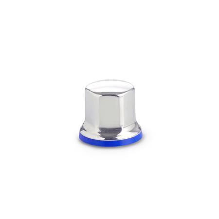 Otto Ganter Stainless Steel Nut Hygienic Design, GN 1580